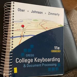 College Keyboarding text book